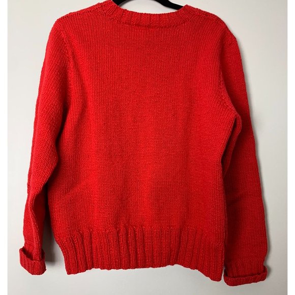 Handknits Of New Zealand 100% Wool Sheep Sweater - Picture 2 of 8